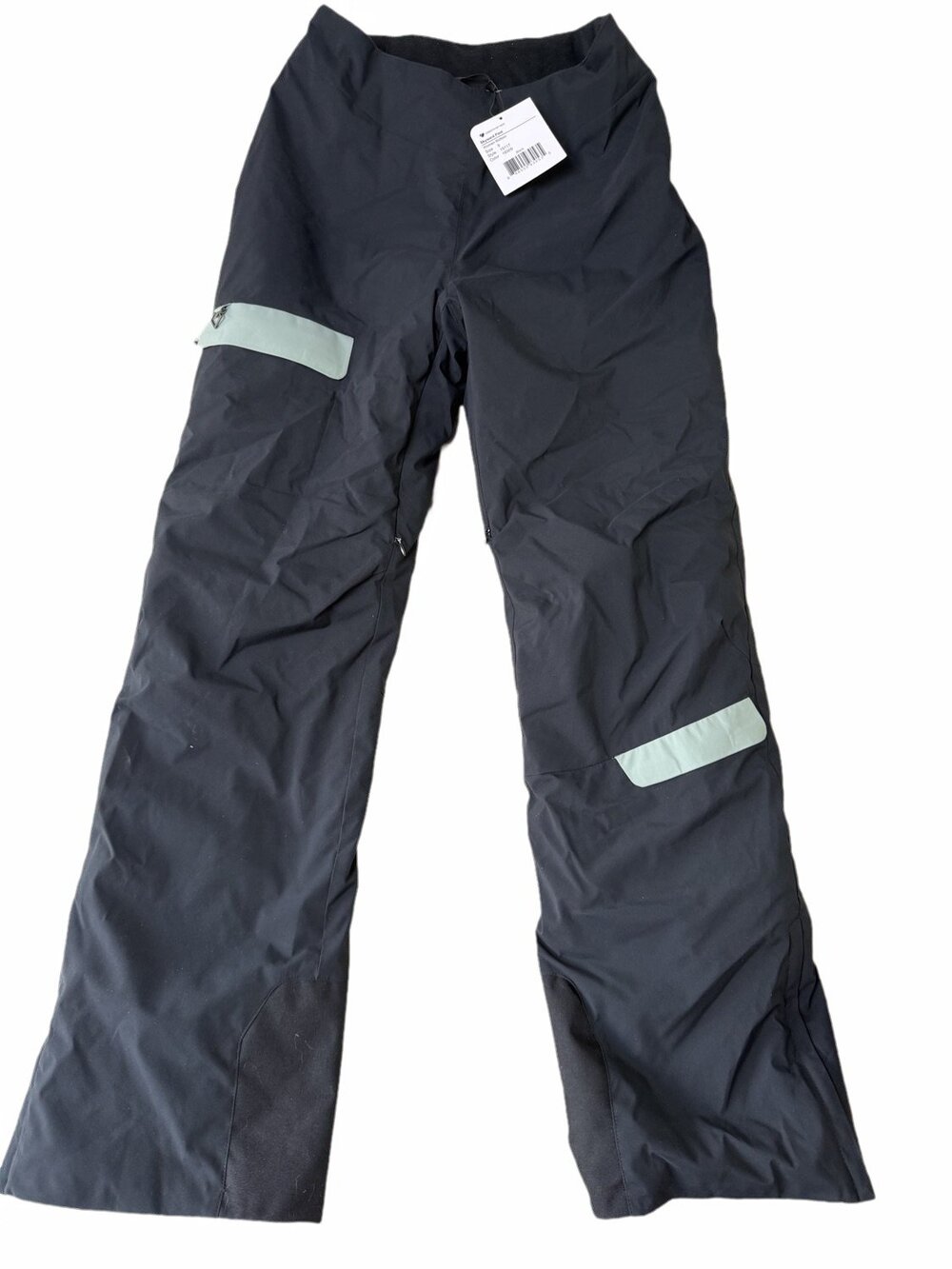 NWT Obermeyer Skiing Pants Skyward Pant Womens Black Waterproof Snow Size 8